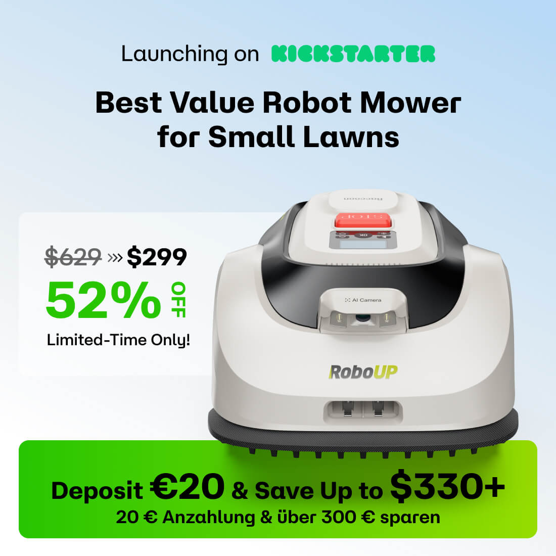 RoboUP Raccoon 2 SE – VIP Deposit (€20)