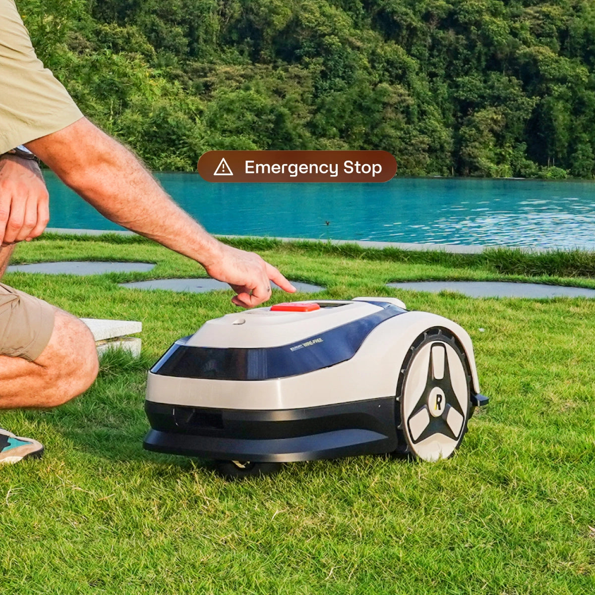 Starta RoboUP Raccoon robotgräsklippare direkt ur kartongen