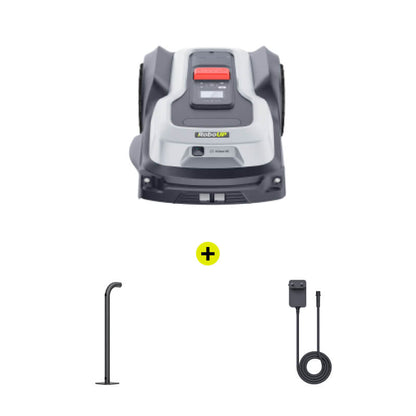 RoboUP TM01 T600 Robot Mower+RTK Wall Mounting Rod+RTK Base Station Adapter
