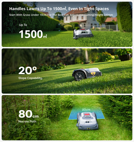 RoboUP TM01 T1200Pro Robotic Lawn Mower