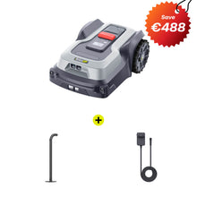 RoboUP TM01 T1200 Pro Robot Tondeuse+RTK Wall Mounting Rod+RTK Base Station Adapter