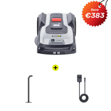 RoboUP TM01 T600 Robot Mower+RTK Wall Mounting Rod+RTK Base Station Adapter